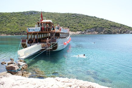 cesme boat trip